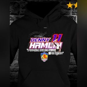 Denny Hamlin Nascar Beat Your Favorite Driver Hoodie Sweatshirt fedex